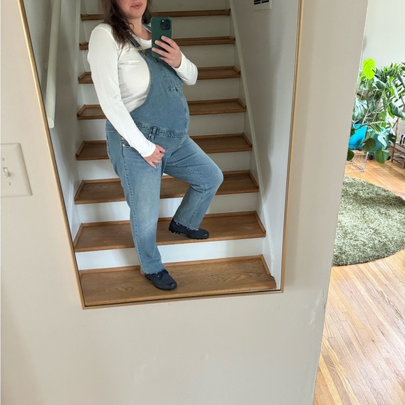 Maternity Jean Overalls - Picture 2 of 5